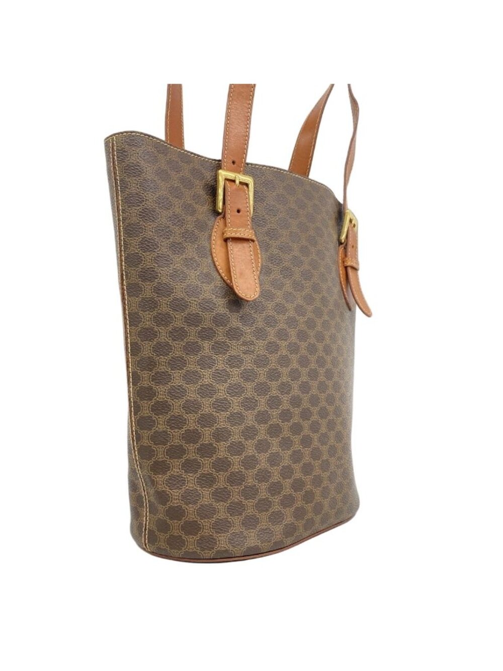 Celine Tote Macadam Brown Gold - Picture 2 of 10
